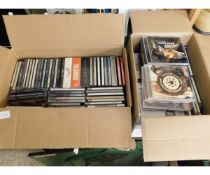 TWO BOXES OF CDS ETC