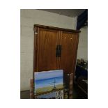 ORIENTAL DOUBLE DOOR WARDROBE