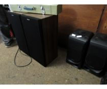 PAIR OF KENWOOD SPEAKERS MODEL LS-B7L TOGETHER WITH A PAIR OF SONY SPEAKERS