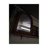 PINE FRAMED ARCH TOP MIRROR