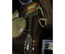 TIN PLATE JAPANESE MADE GUITAR