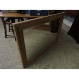 RECTANGULAR PINE FRAMED MIRROR