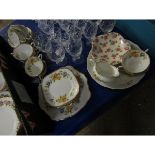 QUANTITY OF ROYAL ALBERT FLORAL DECORATED PART TEA WARES