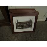 SEVEN PINE FRAMED BACTON PRINTS