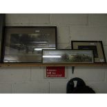VINTAGE PHOTOGRAPH OF A MARKET SCENE, A FURTHER CANNON STREET STATION INTERIOR AND ONE OTHER (3)