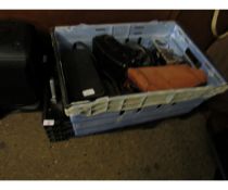 TWO BOXES OF MIXED CAMERAS, EQUIPMENT ETC