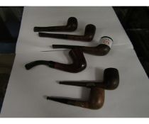 SIX ASSORTED PIPES