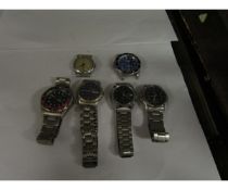 TRAY CONTAINING GENTS WRIST WATCHES