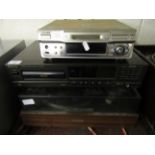 TECHNIKS COMPACT DISC PLAYER MODEL SL-PG200A, TOGETHER WITH A FURTHER SONY MINI DISC DECK MODEL