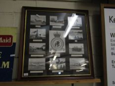 SET OF FRAMED PICTURES OF THE ROYAL AIR FORCE STATION 234 ON LOCATION BY GEORGE J SANGER