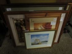 GROUP OF MIXED SIGNED PRINTS, FARMYARD PRINTS ETC