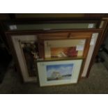 GROUP OF MIXED SIGNED PRINTS, FARMYARD PRINTS ETC