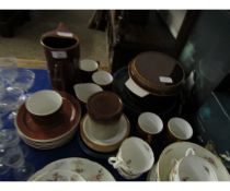 QUANTITY OF POOLE POTTERY, TUREENS, PLATES ETC