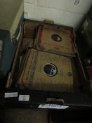 BOX OF MIXED 78RPM VINYLS