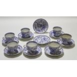 Royal Albert part tea set in the Mikado pattern, comprising 6 cups and 10 saucers