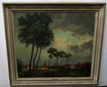 Jos van Belleghem, signed, oil on canvas, "Bulskamp", 58 x 68cm