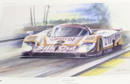 Alan Fearnley, signed in pencil to margin, limited edition (55/500) coloured print, "Jaguar