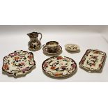 Group of Mason's Ironstone wares decorated with the Mandalay pattern comprising a water jug, two