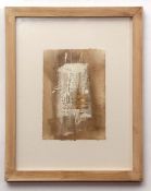 Jenny Smith (20th century), "Fragment" mixed media, initialled lower right 23 x 16cm