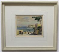 Joseph Galea, signed, variously dated and inscribed "Malta", group of four watercolours, "Sliema