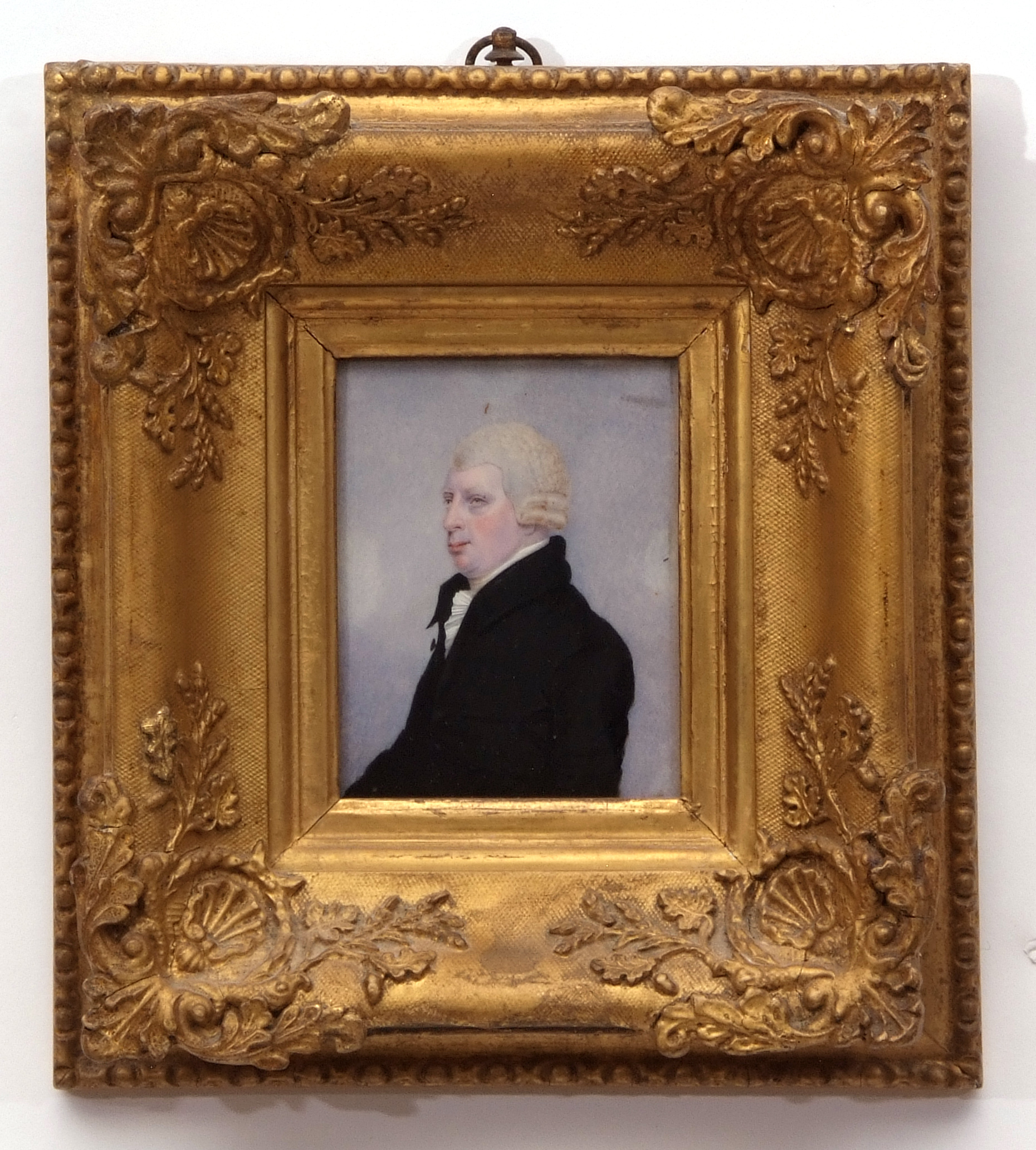 English School (18th/19th century), Portrait of John Buxton Esq and Philip Candler, pair of oils - Image 2 of 3