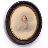 John Berney Ladbrooke (1803-1879), Portrait of Francis Noverre (1773-1840), watercolour,