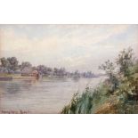 Stephen John Batchelder (1849-1932), "At Horning, August 1921", watercolour, signed and inscribed