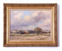 AR Owen Waters (1916-2004), "A Norfolk Farm (near Aylsham)", oil on board, signed lower right, 29 x