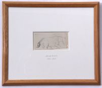 James Stark (1794-1859), Horse studies, two pencil drawings, 5 x 10cm and 10 x 14cm (2)