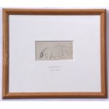James Stark (1794-1859), Horse studies, two pencil drawings, 5 x 10cm and 10 x 14cm (2)