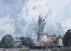 AR Stanley Orchart (1920-2005), "Mill near Denver", watercolour, signed and dated 74 lower left,