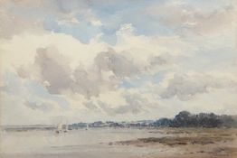 AR Arthur Gerald Ackermann, RI (1876-1960), "Woodbridge, Suffolk", watercolour, signed lower