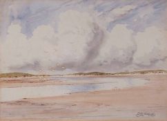Frederick Henry Partridge (1846-1929), North Norfolk coastal view, watercolour, signed and dated