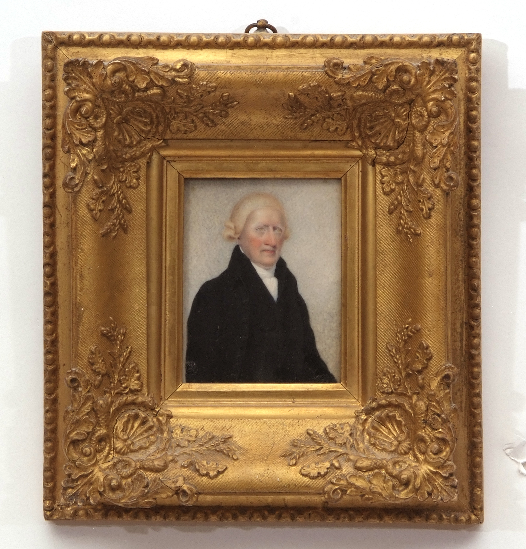 English School (18th/19th century), Portrait of John Buxton Esq and Philip Candler, pair of oils - Image 3 of 3