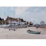 AR Stanley Orchart (1920-2005), "Burnham Overy Staithe", watercolour, signed lower left, 25 x 35cm