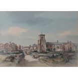 AR Arthur Edward Davies, RBA, RCA (1893-1988), "The Great Hospital, Norwich", pencil and