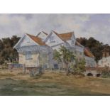 AR Henry James Starling, ARE (1895-1996), "Marlingford Mill, Norfolk", watercolour, signed lower