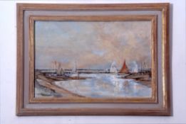 Desmond Cossey (born 1940), "Blakeney - towards Blakeney Point", oil on board, signed lower left, 30