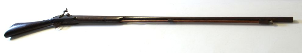 Late 18th/early 19th century flintlock rifle (a/f)