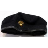 Beret by Compton Webb bearing Fusiliers cap badge, together with various reproduction including