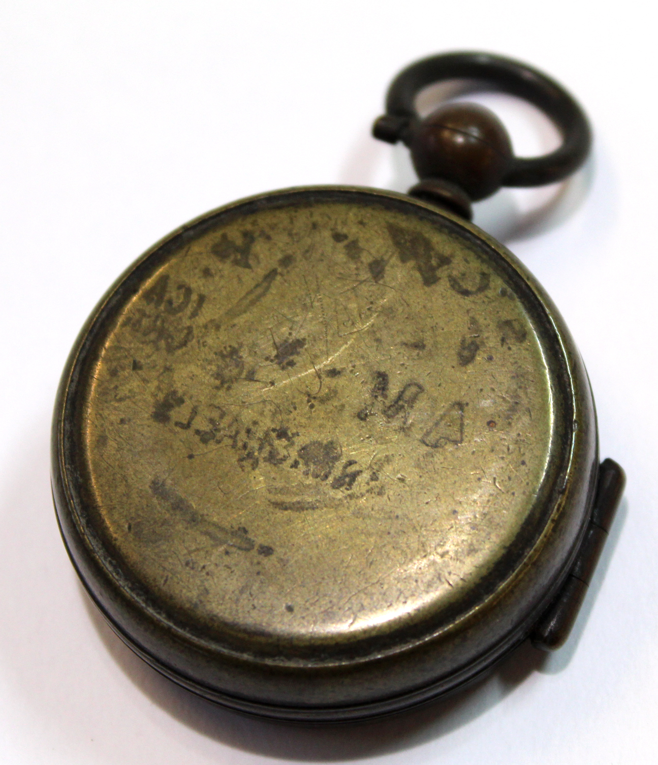 Pocket compass, the interior inscribed Pilcomayo Exploration 1889-91 GK to VR, 1895. Note: the - Image 2 of 3