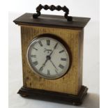 Metal alarm clock, French, by Jaccard, 10cm high