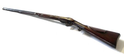 Early 19th century flintlock sporting gun, the barrel engraved Richards & Hall, London, the chased
