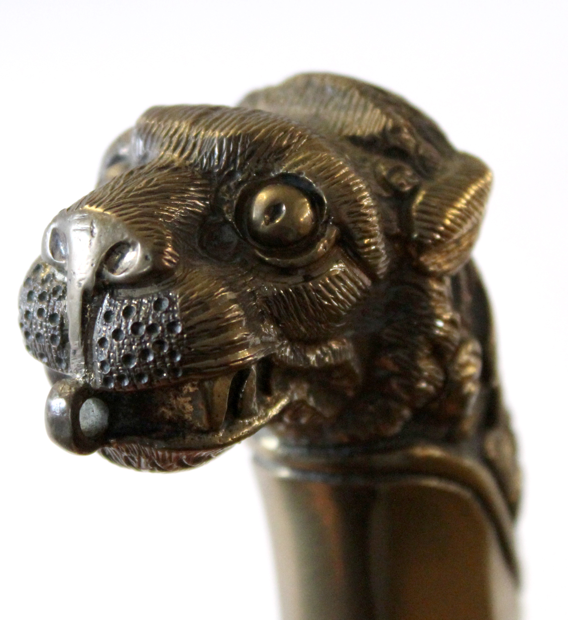 Sabre from the 2nd West India Regiment, the brass pommel modelled as a lion's head, the hilt with - Image 6 of 9