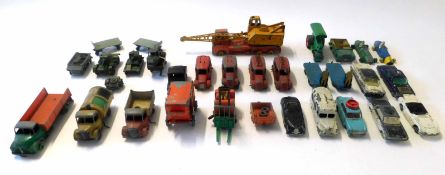 Large quantity of Dinky toys and other models, varying conditions (44)