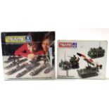 Two boxed Tente construction kits of military vehicles