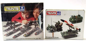 Two boxed Tente construction kits of military vehicles