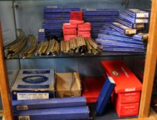 Quantity of model railway track and other accessories including 0 gauge points, a power control unit