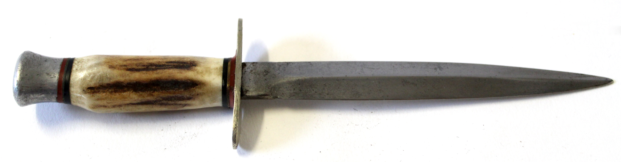 Small dagger with bone handle, the blade marked William Rodgers - Sheffield - Image 4 of 4