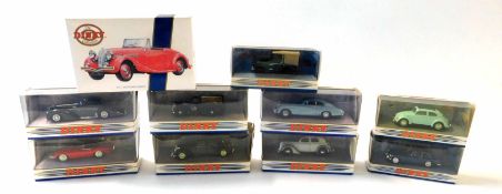 Collection of Dinky Matchbox toy cars including examples from the Dinky Collection (10)